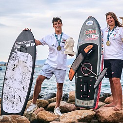  © IWSA media/Robert Hajduk: Mathis Ghio and Maddalena Spanu are the World Champions